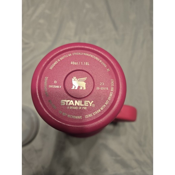 Stanley Flowstate Quencher H2O Double Vacuum Insulate Tumbler 40oz Pink No Straw - Picture 5 of 5